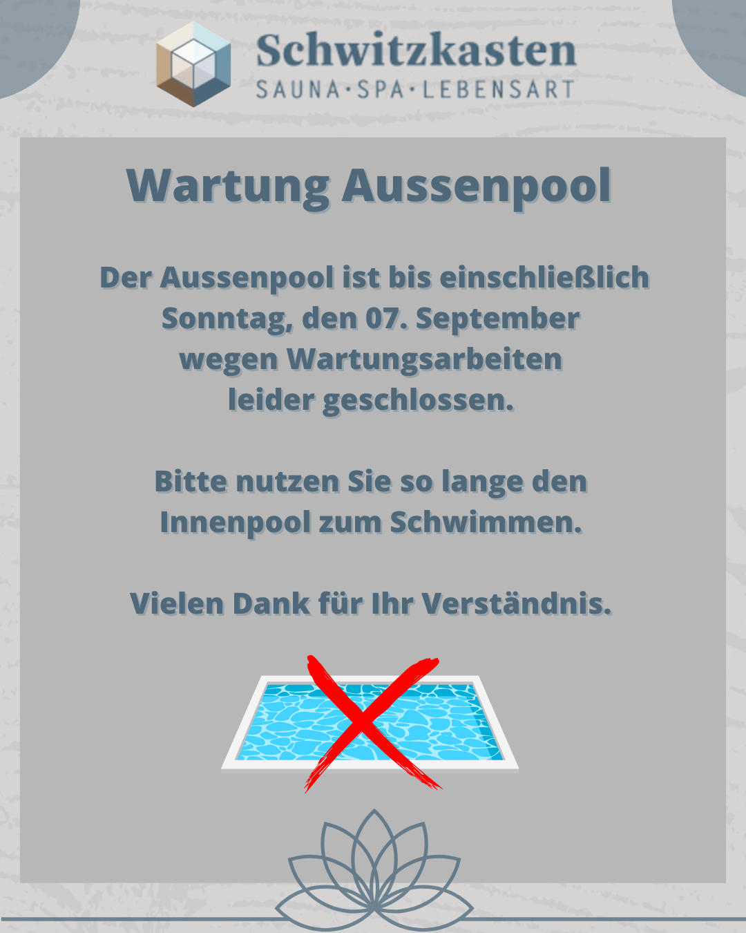 Pool Wartung