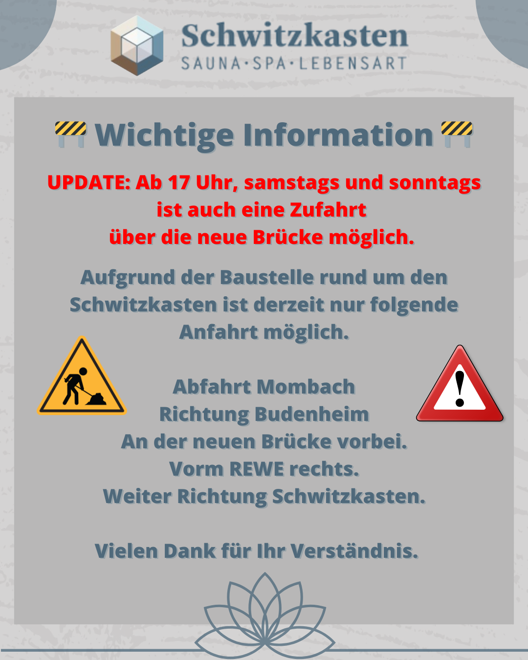 Baustellen Info